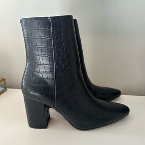 Black Booties NWT
